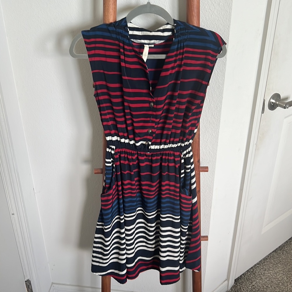 Nautical Sleeveless Cruise Dress